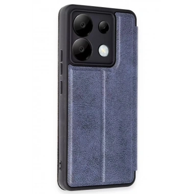 Mey İthalat® Redmi Note 13 Pro 5G Kılıf Flip Cover - Lacivert