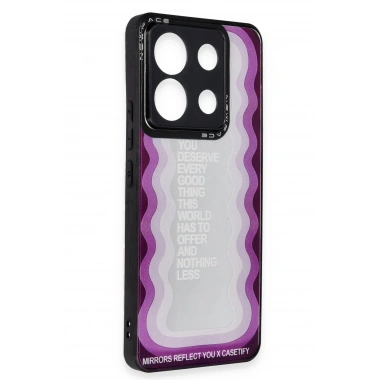 Mey İthalat®   Redmi Note 13 Pro 5G Kılıf Mirror Desenli Kapak - Mirror - 5