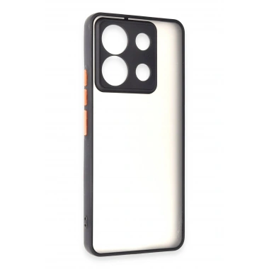 Mey İthalat®   Redmi Note 13 Pro 5G Kılıf Montreal Silikon Kapak - Siyah