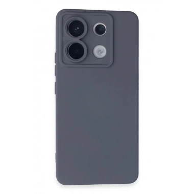 Mey İthalat®   Redmi Note 13 Pro 5G Kılıf Nano içi Kadife Silikon - Gri
