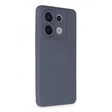 Mey İthalat®   Redmi Note 13 Pro 5G Kılıf Nano içi Kadife Silikon - Gri