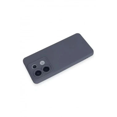 Mey İthalat®   Redmi Note 13 Pro 5G Kılıf Nano içi Kadife Silikon - Gri