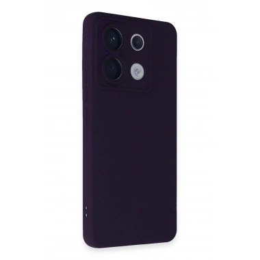Mey İthalat®   Redmi Note 13 Pro 5G Kılıf Nano içi Kadife Silikon - Mor