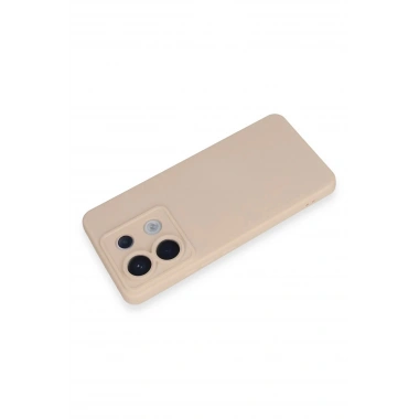 Mey İthalat®   Redmi Note 13 Pro 5G Kılıf Nano içi Kadife Silikon - Pudra