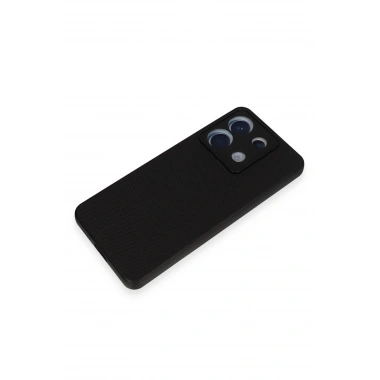 Mey İthalat® Redmi Note 13 Pro 5G Kılıf Taft Kapak - Siyah