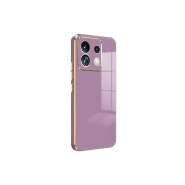 Mey İthalat®   Redmi Note 13 Pro 5G Kılıf Volet Silikon - Mor