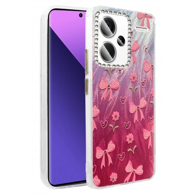 Mey İthalat® Redmi Note 13 Pro Plus Kılıf Blade Aynalı Desenli Kapak - Desen 3