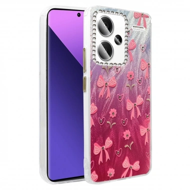 Mey İthalat® Redmi Note 13 Pro Plus Kılıf Blade Aynalı Desenli Kapak - Desen 3