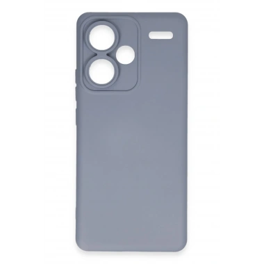 Mey İthalat®   Redmi Note 13 Pro Plus Kılıf Nano içi Kadife Silikon - Gri