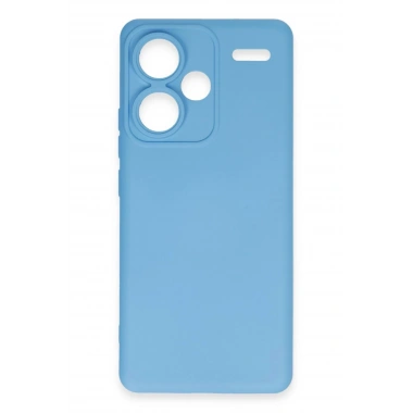 Mey İthalat®   Redmi Note 13 Pro Plus Kılıf Nano içi Kadife Silikon - Mavi