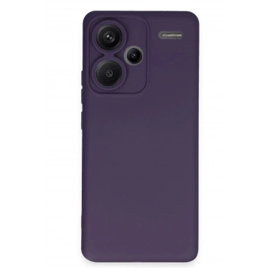 Mey İthalat®   Redmi Note 13 Pro Plus Kılıf Nano içi Kadife Silikon - Mor