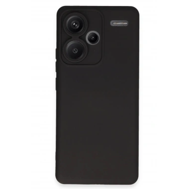 Mey İthalat®   Redmi Note 13 Pro Plus Kılıf Nano içi Kadife Silikon - Siyah