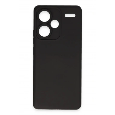 Mey İthalat®   Redmi Note 13 Pro Plus Kılıf Nano içi Kadife Silikon - Siyah