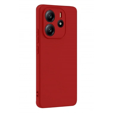 Mey İthalat®   Redmi Note 14 4G Kılıf First Silikon - Kırmızı