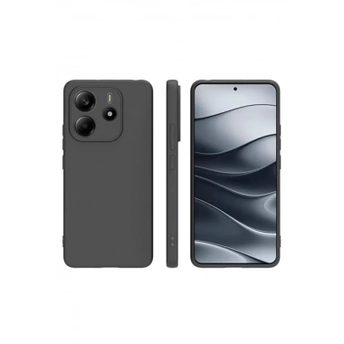 Mey İthalat®   Redmi Note 14 4G Kılıf First Silikon - Siyah