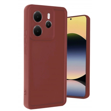 Mey İthalat®   Redmi Note 14 4G Kılıf Viera Silikon - Bordo