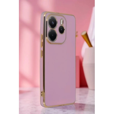Mey İthalat®   Redmi Note 14 4G Kılıf Volet Silikon - Mor