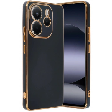 Mey İthalat®   Redmi Note 14 4G Kılıf Volet Silikon - Siyah