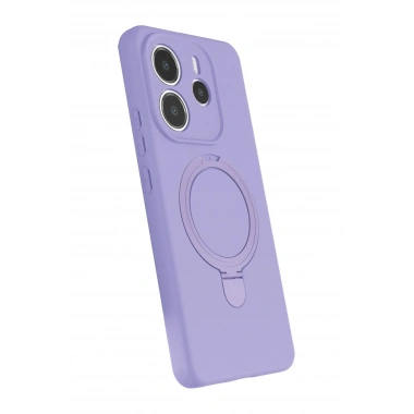 Mey İthalat®   Redmi Note 14 4G Regal Magsafe Standlı Kapak - Lila