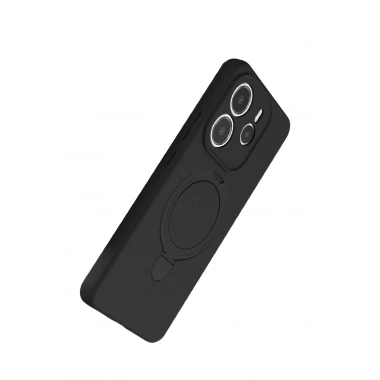 Mey İthalat®   Redmi Note 14 4G Regal Magsafe Standlı Kapak - Siyah