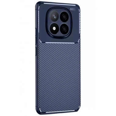 Mey İthalat®   Redmi Note 14 Pro 4G Kılıf Auto Focus Karbon Kapak - Lacivert