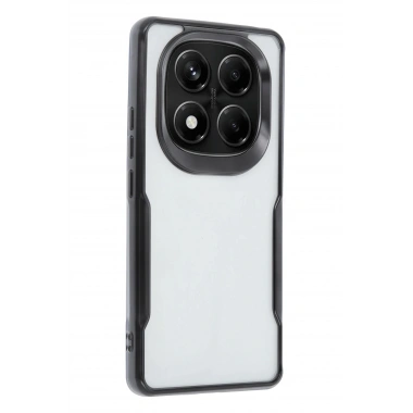 Mey İthalat®   Redmi Note 14 Pro 4G Kılıf Boyi Silikon Kapak - Siyah