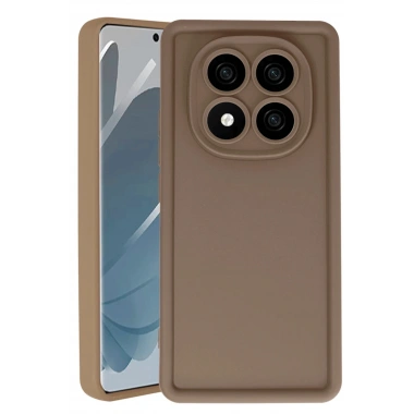 Mey İthalat®   Redmi Note 14 Pro 4G Kılıf Viera Silikon - Kahverengi