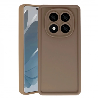 Mey İthalat®   Redmi Note 14 Pro 4G Kılıf Viera Silikon - Kahverengi