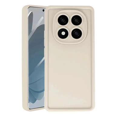 Mey İthalat®   Redmi Note 14 Pro 4G Kılıf Viera Silikon - Krem