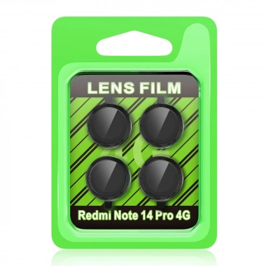 Mey İthalat® Redmi Note 14 Pro 4G Raze Metal Kamera Lens - Siyah