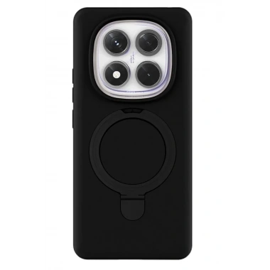 Mey İthalat®   Redmi Note 14 Pro 4G Regal Magsafe Standlı Kapak - Siyah