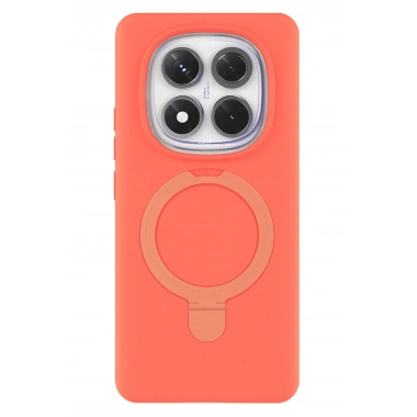 Mey İthalat®   Redmi Note 14 Pro 4G Regal Magsafe Standlı Kapak - Turuncu