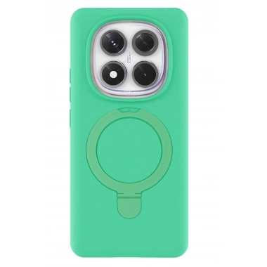 Mey İthalat®   Redmi Note 14 Pro 4G Regal Magsafe Standlı Kapak - Yeşil
