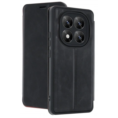 Mey İthalat® Redmi Note 14 Pro 5G Kılıf Flip Cover - Siyah