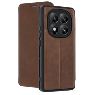 Mey İthalat® Redmi Note 14 Pro 5G Kılıf Flip Cover - Taba