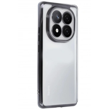 Mey İthalat®   Redmi Note 14 Pro 5G Kılıf  Lensli Silikon - Siyah