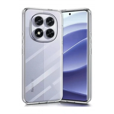 Mey İthalat®   Redmi Note 14 Pro 5G Kılıf Lüx Şeffaf Silikon