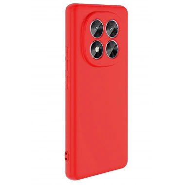 Mey İthalat®   Redmi Note 14 Pro 5G Kılıf Nano içi Kadife Silikon - Kırmızı
