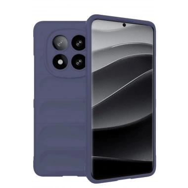 Mey İthalat®   Redmi Note 14 Pro 5G Kılıf Optimum Silikon - Lacivert