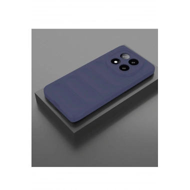 Mey İthalat®   Redmi Note 14 Pro 5G Kılıf Optimum Silikon - Lacivert