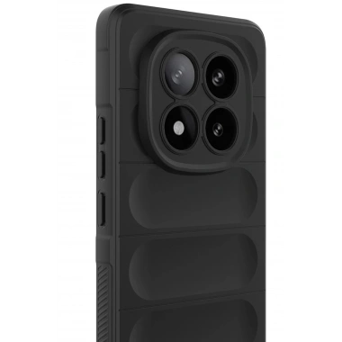 Mey İthalat®   Redmi Note 14 Pro 5G Kılıf Optimum Silikon - Siyah