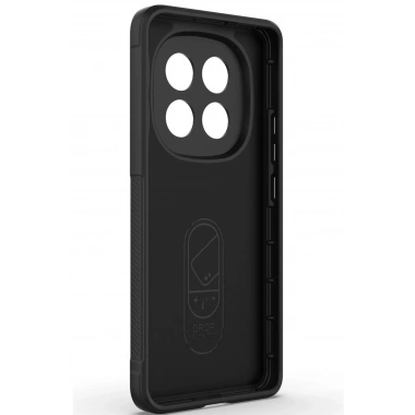 Mey İthalat®   Redmi Note 14 Pro 5G Kılıf Optimum Silikon - Siyah