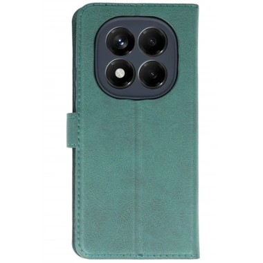 Mey İthalat®   Redmi Note 14 Pro 5G Kılıf Trend S Plus Kapaklı Kılıf - Yeşil