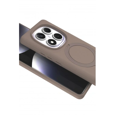 Mey İthalat®   Redmi Note 14 Pro 5G Regal Magsafe Standlı Kapak - Çöl Titanyum