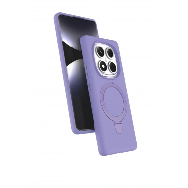 Mey İthalat®   Redmi Note 14 Pro 5G Regal Magsafe Standlı Kapak - Lila