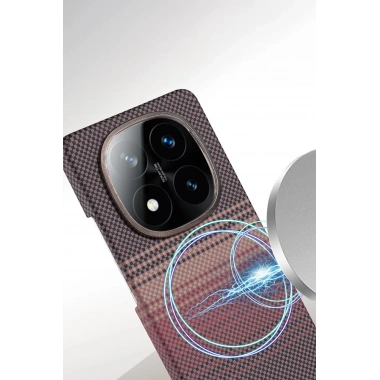 Mey İthalat®   Redmi Note 14 Pro 5G Vega Magsafe Kapak - Siyah