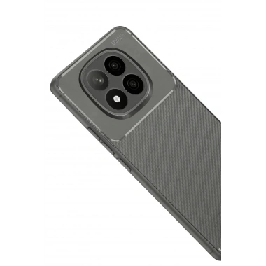 Mey İthalat®   Redmi Note 14 Pro Plus Kılıf Auto Focus Karbon Kapak - Gri