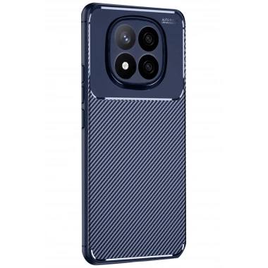 Mey İthalat®   Redmi Note 14 Pro Plus Kılıf Auto Focus Karbon Kapak - Lacivert