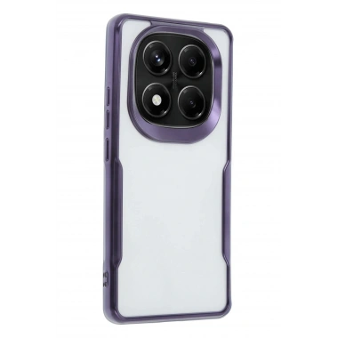 Mey İthalat®   Redmi Note 14 Pro Plus Kılıf Boyi Silikon Kapak - Derin Mor