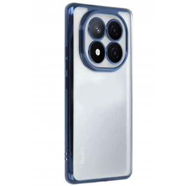 Mey İthalat®   Redmi Note 14 Pro Plus Kılıf  Lensli Silikon - Lacivert